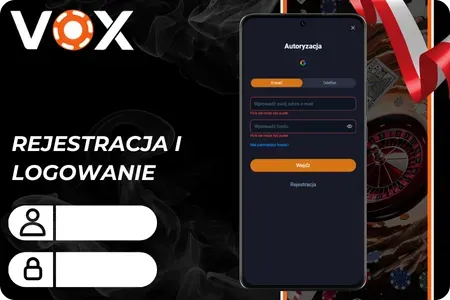 Rejestracja i logowanie w VOXKasyno